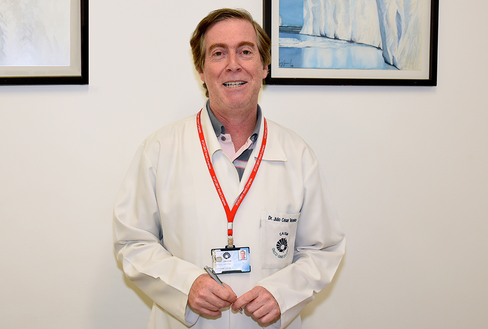 Júlio César Teixeira, diretor da Divisão de Oncologia do Caism